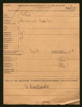 Expediente de Alphonse Charles Potier