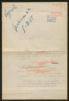 Expediente de Augustin Edouard Vignal