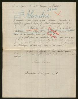 Expediente de Louis Blandin