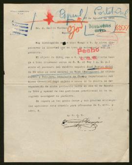 Expediente de José Portet Oriol