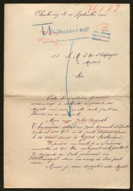 Expediente de Jules Auguste Thoumine