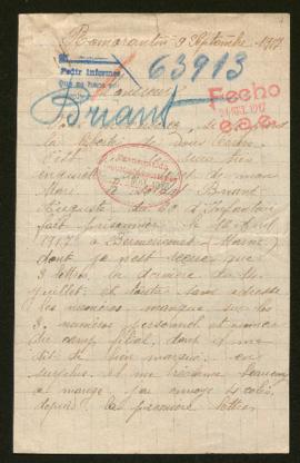Expediente de Auguste Briant