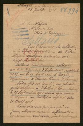 Expediente de Henri Baptiste Sallaud
