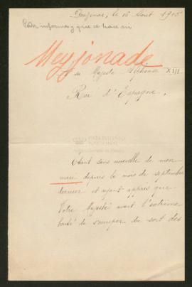 Expediente de Elie Jean Baptiste Meyjonade