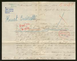 Expediente de Charles Huart Buriette