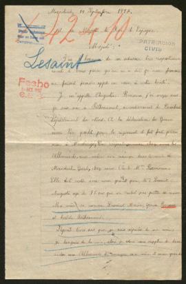 Expediente de la familia Renaux Lesaint