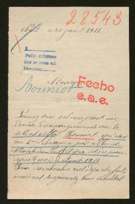 Expediente de Alfred Bouniot