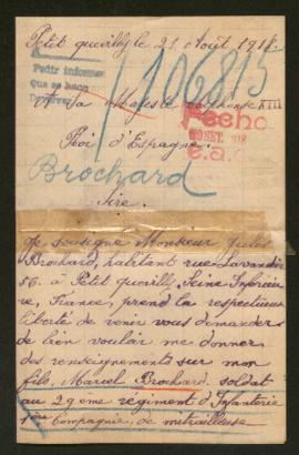 Expediente de Marcel Brochard