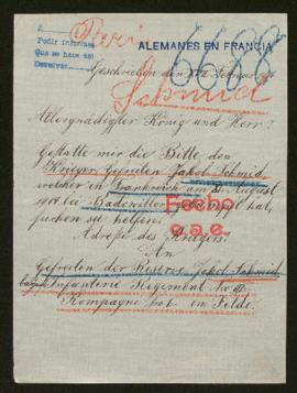 Expediente de Jakob Schmid