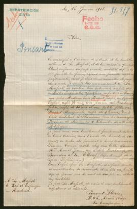 Expediente de Virginie Ponsart Déjeunièse y la familia Ponsart-Deschamps