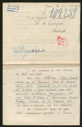 Expediente de Roger Fernand Villquin