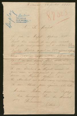 Expediente de Frédéric Duplay