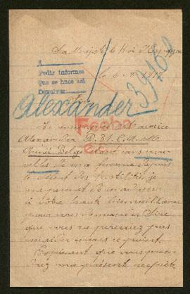 Expediente de Amélie Alexander Moret