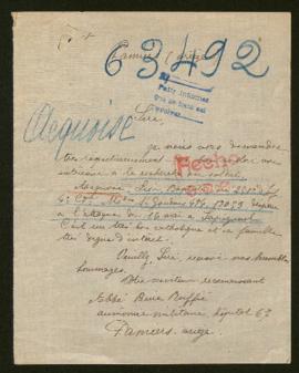 Expediente de Léon Baptiste Acquoise