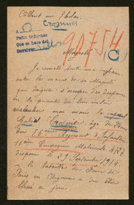 Expediente de Gabriel Crosnier