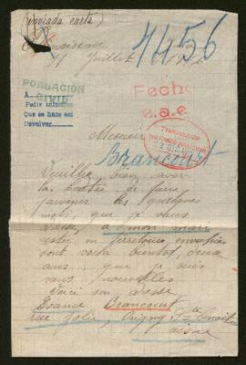 Expediente de Evance Brancourt