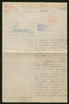 Expediente de Juliette Virginie Simon Picavez