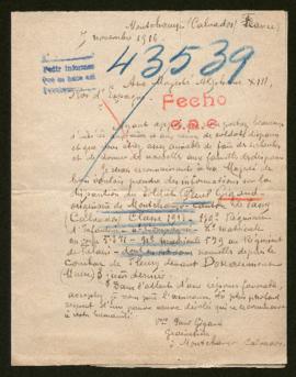 Expediente de Paul Gigaud