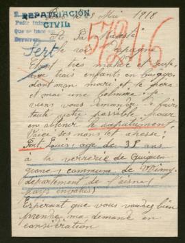 Expediente de Louis Sert