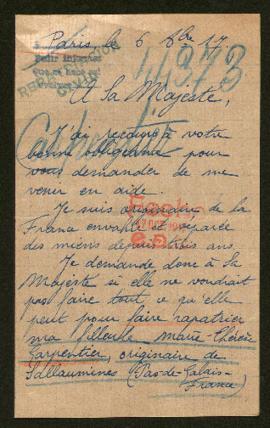 Expediente de Marie Thérèse Carpentier