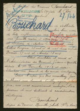 Expediente de la familia Bouchard Colas