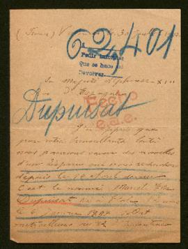 Expediente de Marcel Elie Dupuisat