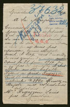 Expediente de Louis Régazzoni