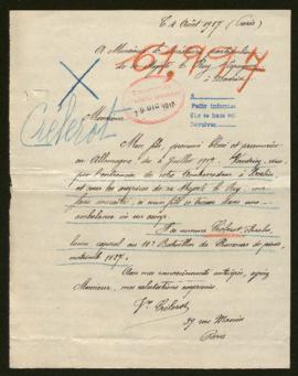 Expediente de Charles Lucien Crélerot