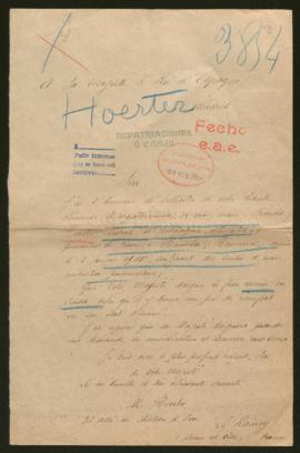 Expediente de Francis Hoerter