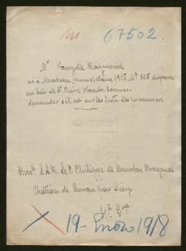 Expediente de Raymond Vauzelle