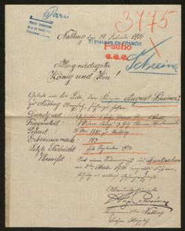 Expediente de August Schreiner I