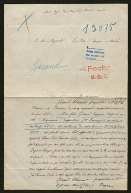 Expediente de Eugène Giraud