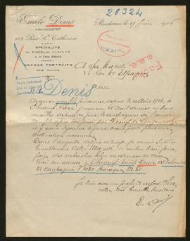 Expediente de Emile Denis