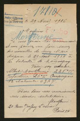 Expediente de Albert Montfermé