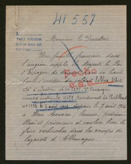 Expediente de Albert Leblois