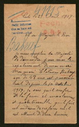 Expediente de Clotaire Rabeuf