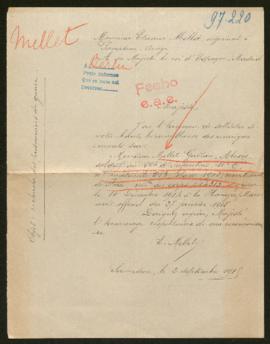 Expediente de Gaëtan Alexis Mellet