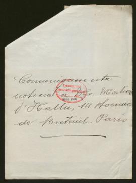 Expediente de Alexandre Chancellè