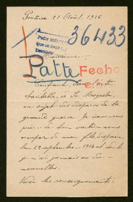 Expediente de Maurice Patte