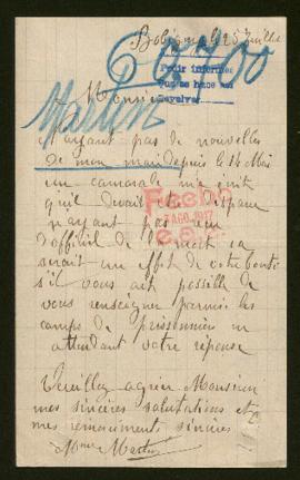 Expediente de François Martin