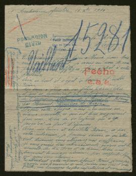 Expediente de Marie de la Croix y Marie des Anges