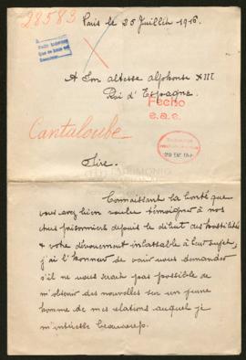 Expediente de Auguste Cantaloube