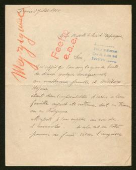 Expediente de Marc Pierre Henri Méyzignac