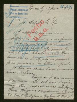 Expediente de madame Henri Wagnon