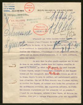 Expediente de Henri Delavenne y Léopold Lejeune