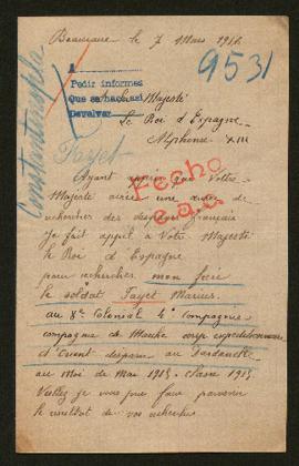 Expediente de Marius Fayet