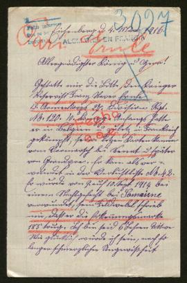 Expediente de Franz Xaver Emle