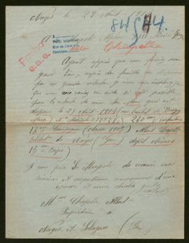 Expediente de Albert Chapelle