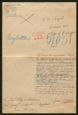 Expediente de la familia de Gustave Eyletters