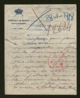 Expediente de Marcel Daffos y Henri Cyprien Bernard Coutenceau